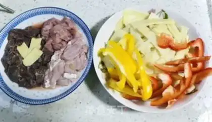 Make Pork groceries step 1