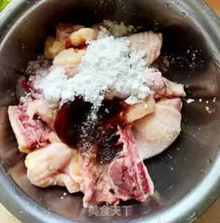 Make Abalone chicken step 1