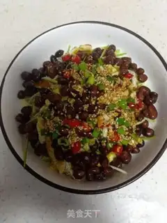Make Pumpkin with eggs and peanut rice step 20