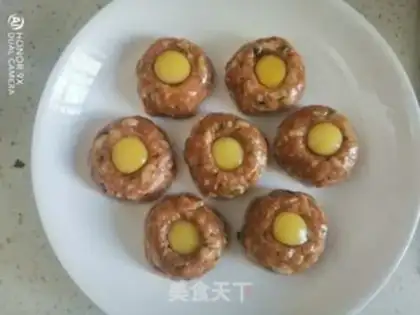Make Steam in quail eggs step 7