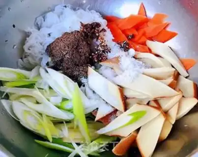 Make Bean roll carrot tarted onions step 8