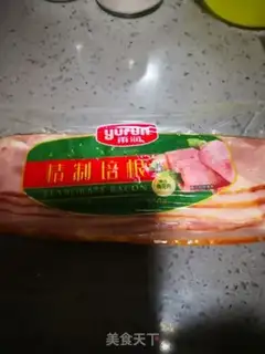 Make Bacon fried Dutch beans step 2