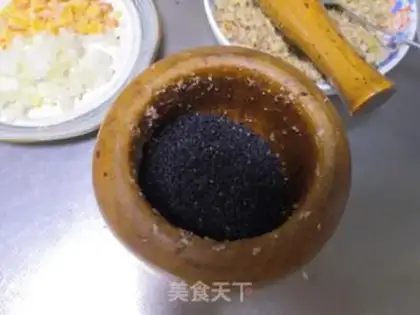 Make Black sesame soup step 4