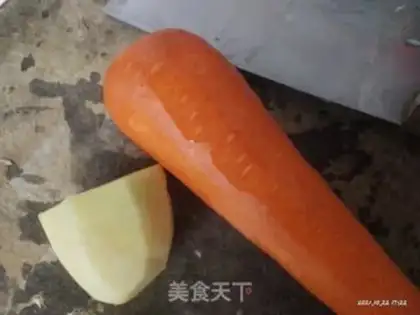 Make Clear the carrots step 0