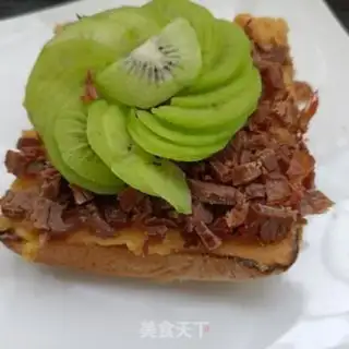 Make Open sandwich with mashed potatoes step 15