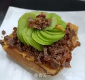 Make Open sandwich with mashed potatoes step 17