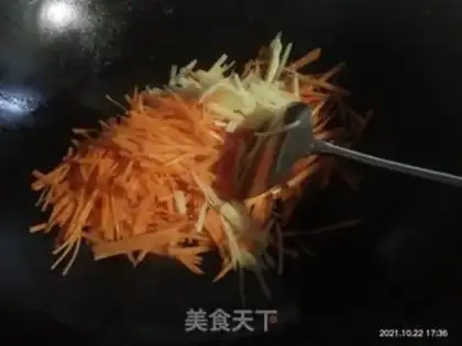 Make Clear the carrots step 2