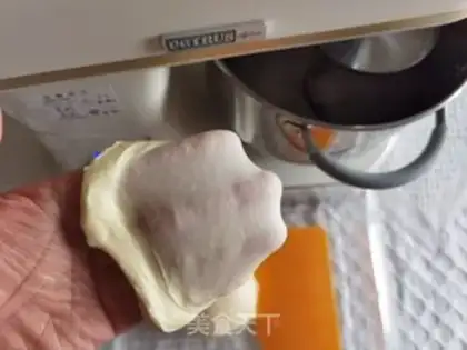Make A chocolate cream bread step 3