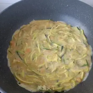 Make Potato mashed pumpkin omelet step 9