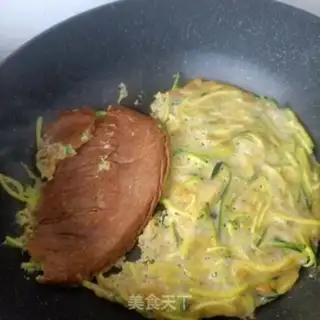 Make Potato mashed pumpkin omelet step 10