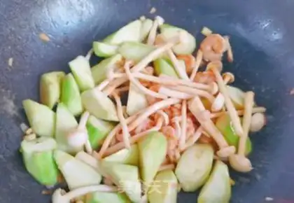 Make Shrimp silk mushrooms step 8