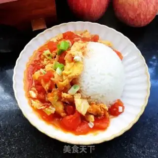 Make Tomato fried eggs and rice step 12