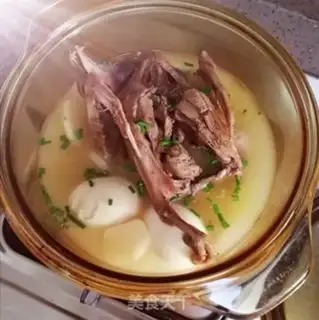 Make Cream pigeon soup step 2