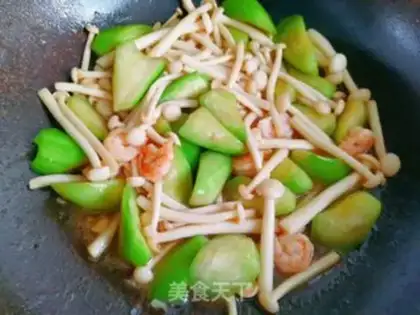 Make Shrimp silk mushrooms step 11
