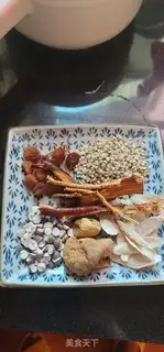 Make Five fingers of peach-free fig broth step 1