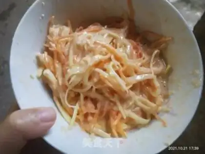 Make A carrot potato step 1