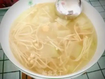 Make The ginseng cucumber soup step 10