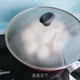 Make radish tofu buns step 16