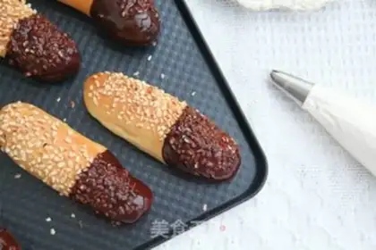 Make A chocolate cream bread step 15