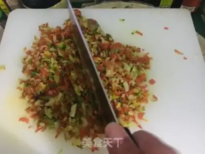 Make Big radish dumplings step 7