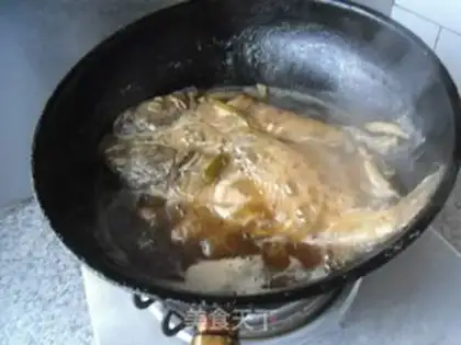 Make Red burning pig hoof step 7