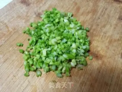 Make Celery porridge step 1