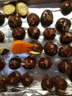 Make Baked chestnuts step 5