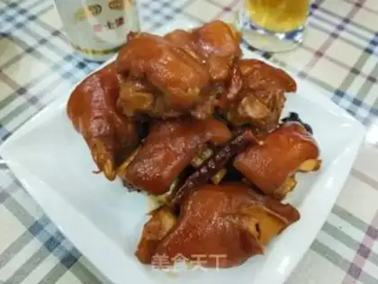 Make Red burning pig hoof step 14