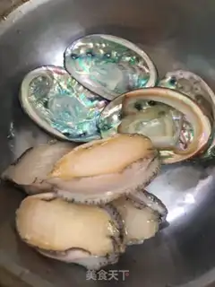 Make Gold and silver abalone step 1
