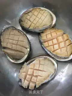 Make Gold and silver abalone step 2