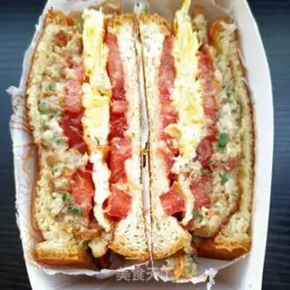 Make Vegetable meatloaf sandwich step 22