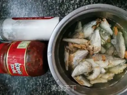 Make Bean petal eggplant step 0