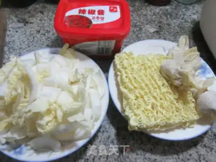 Make The large cabbage crotch step 0