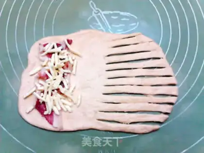 Make Taste cheese and ham and caterpillar bread step 11