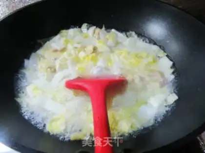 Make The large cabbage crotch step 3