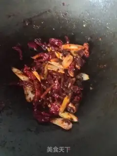 Make Dry pan, shrimp wings step 17