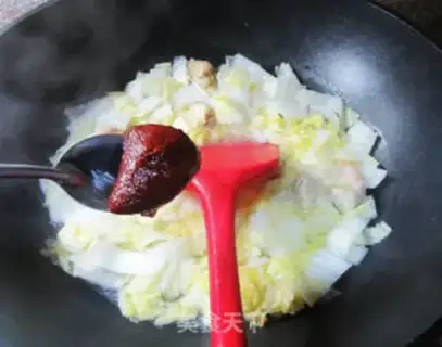 Make The large cabbage crotch step 4