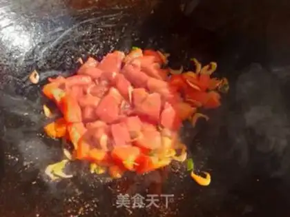 Make Tomato egg oak soup step 2