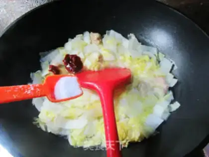 Make The large cabbage crotch step 5