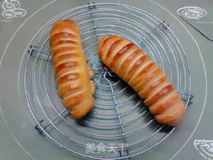 Make Taste cheese and ham and caterpillar bread step 16