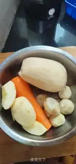 Make Liang hoove hoove bone soup step 1
