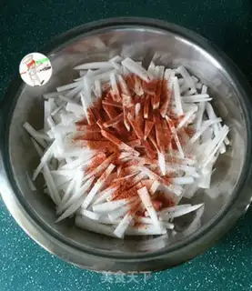 Make Korean radish step 4