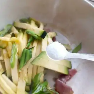 Make Pumpkin hot noodles step 5