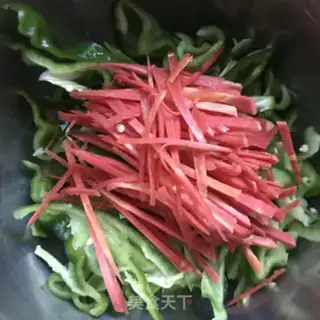 Make Pepper meat and rice step 2