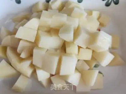 Make The greens are about four pieces step 1