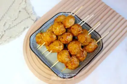 Make Take the chicken meatball step 10