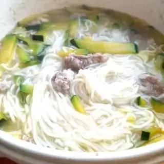 Make Pumpkin hot noodles step 9
