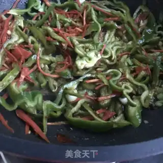 Make Pepper meat and rice step 6