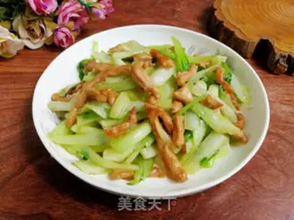 Make The food is fried meat step 5