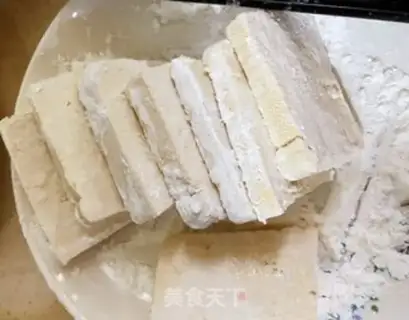 Make Fried tofu step 1